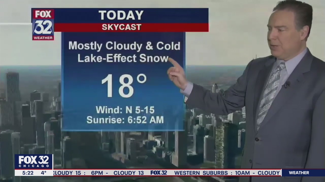 Morning forecast for Chicagoland on Feb. 11th