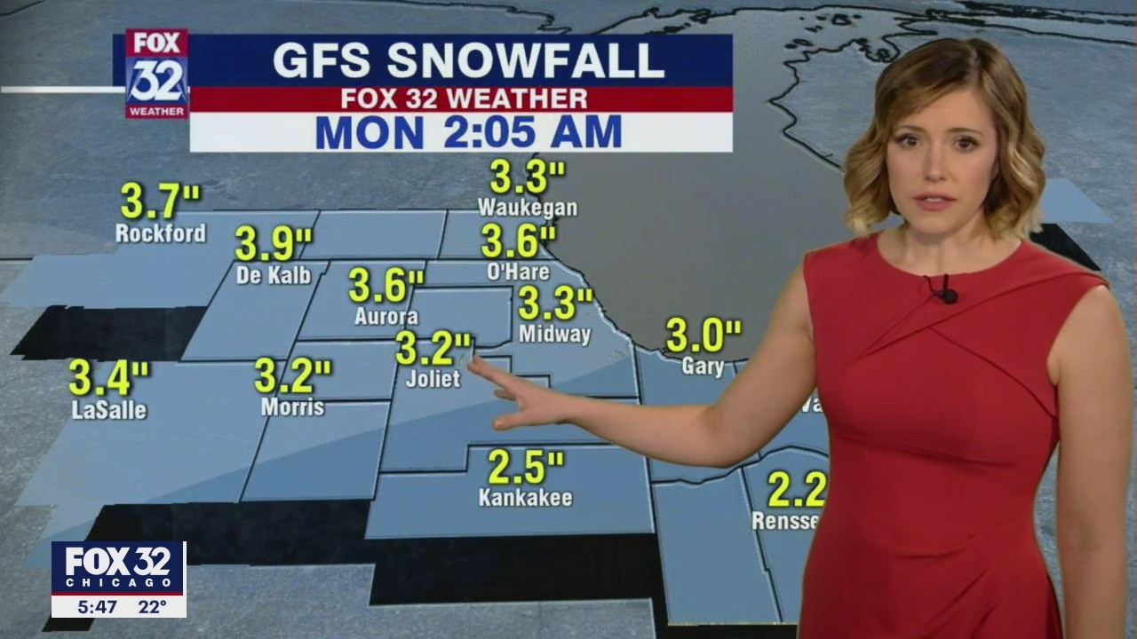 6 p.m. forecast for Chicagoland on Feb. 18
