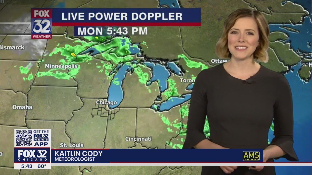 6 p.m. forecast for Chicagoland on April 12