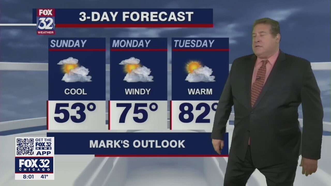 Sunday morning forecast for Chicagoland on April 25