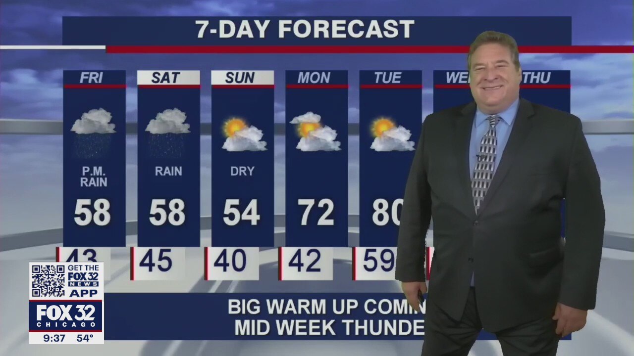 10 p.m. forecast for Chicagoland on April 22