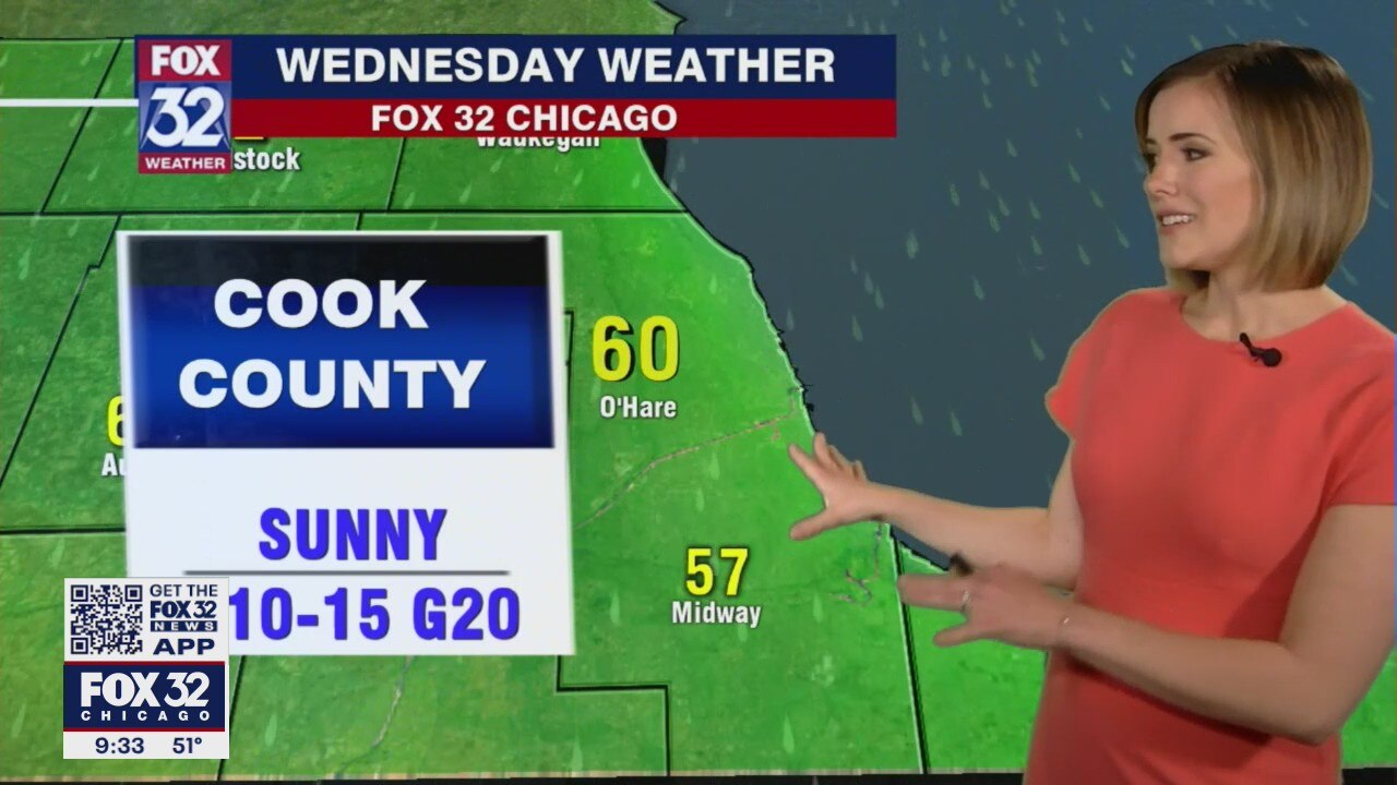 10 p.m. forecast for Chicagoland on May 4