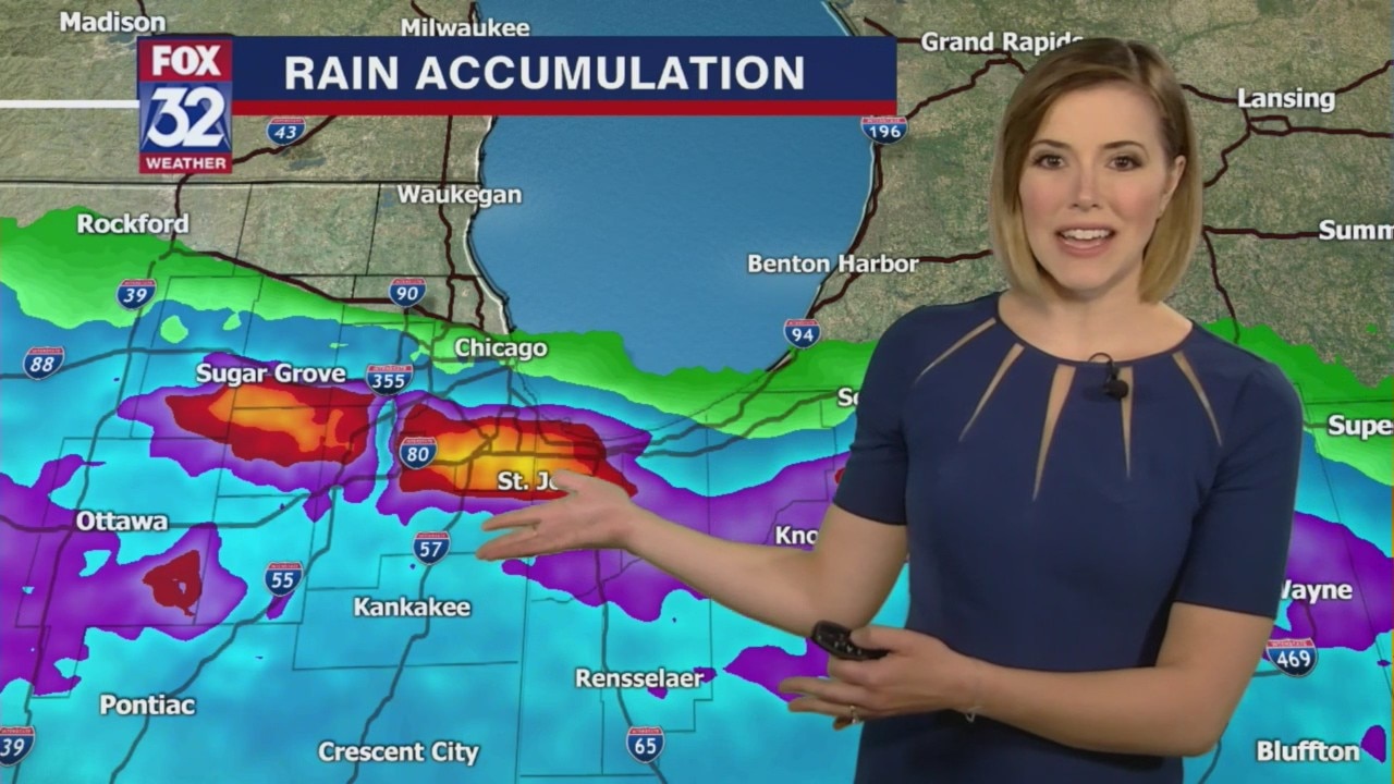 10 p.m. forecast for Chicagoland on May 9