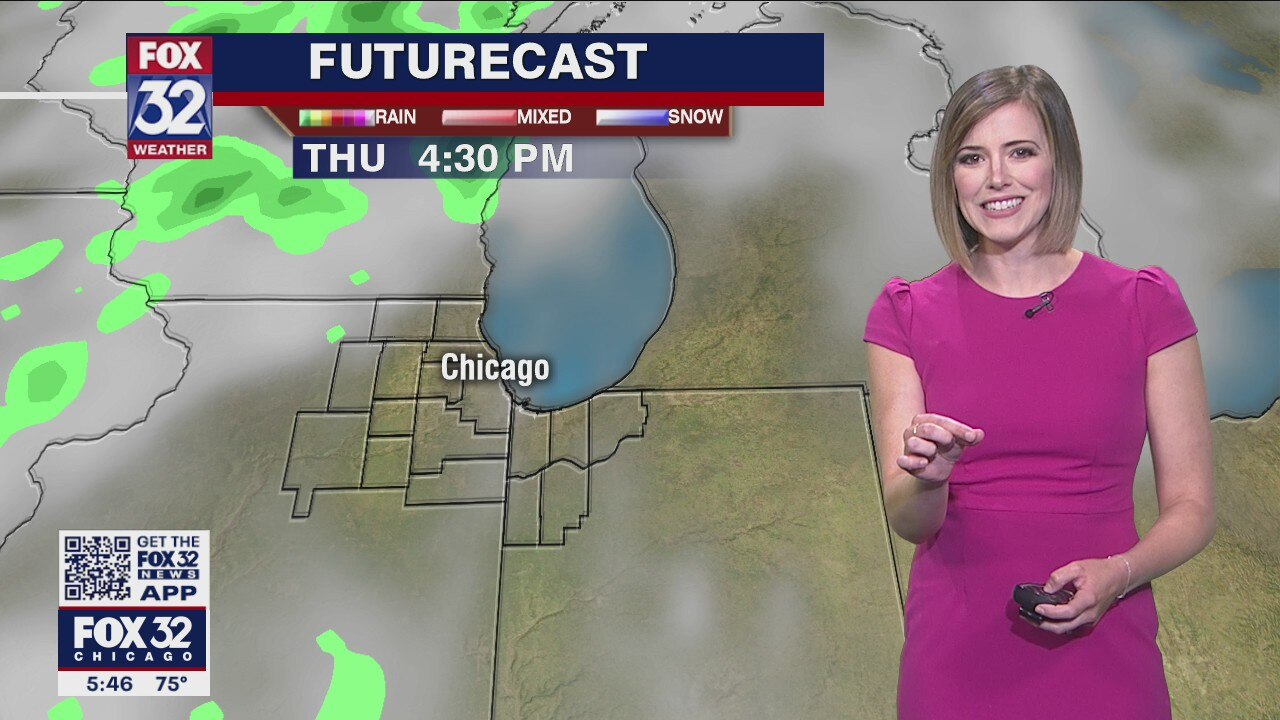 6 p.m. forecast for Chicagoland on May 19