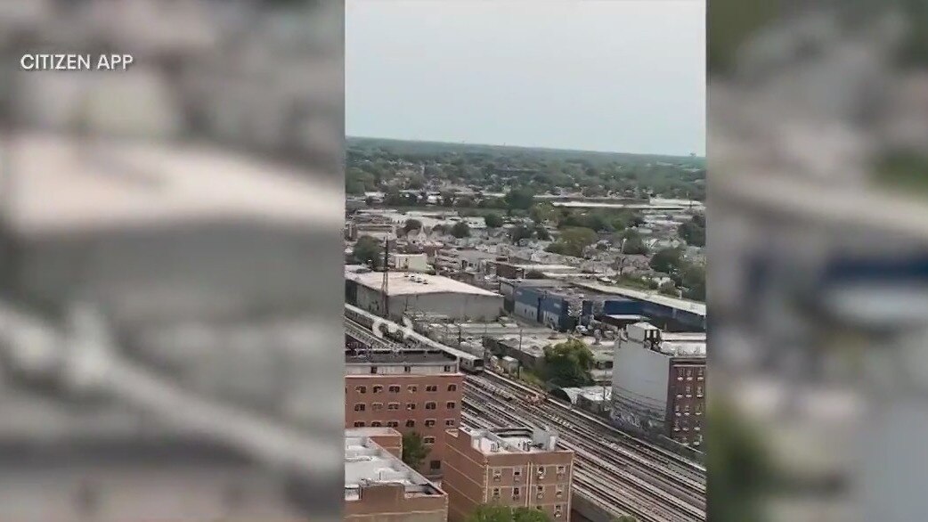Queens train derailment