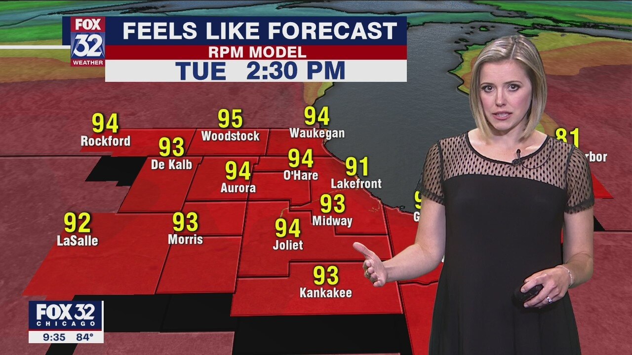 10 p.m. forecast for Chicagoland on July 5