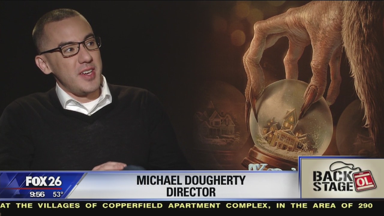 Go Backstage - 'Krampus' (Toni Collette & Michael Dougherty interviews)