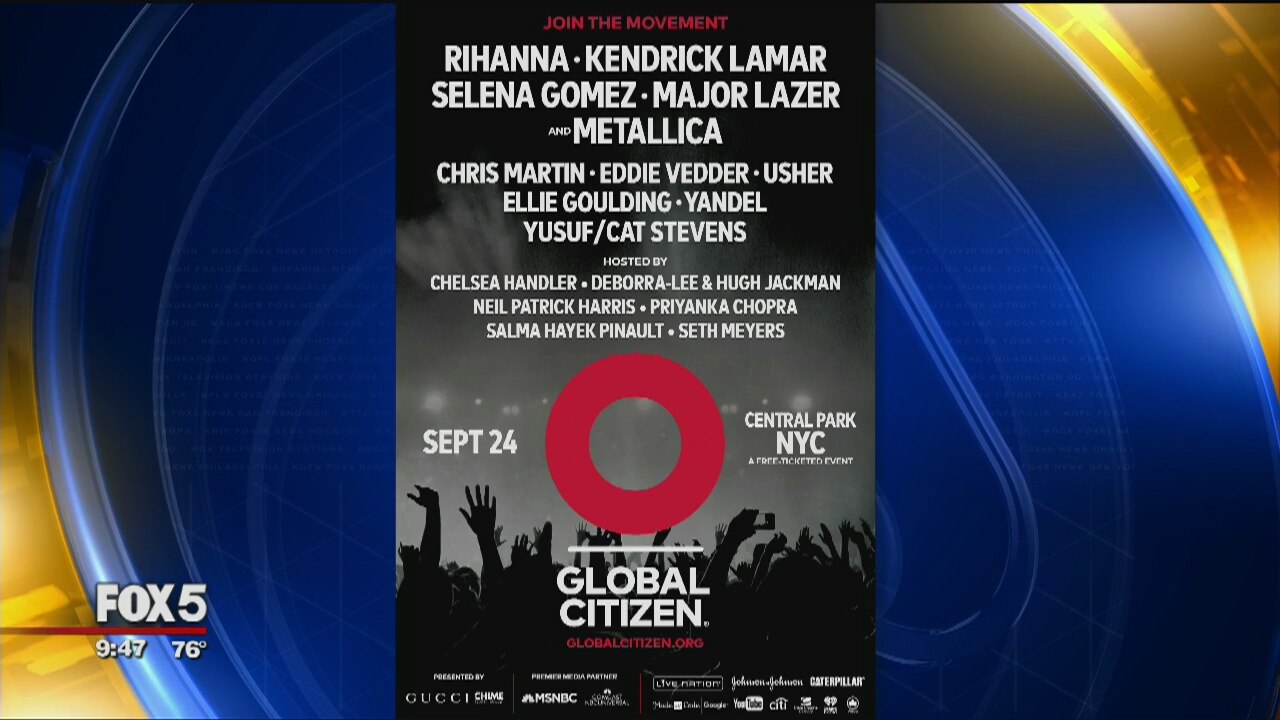 5th Annual Global Citizen Festival preview