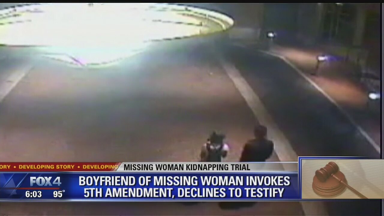 Boyfriend of missing woman pleads the fifth, declines to testify