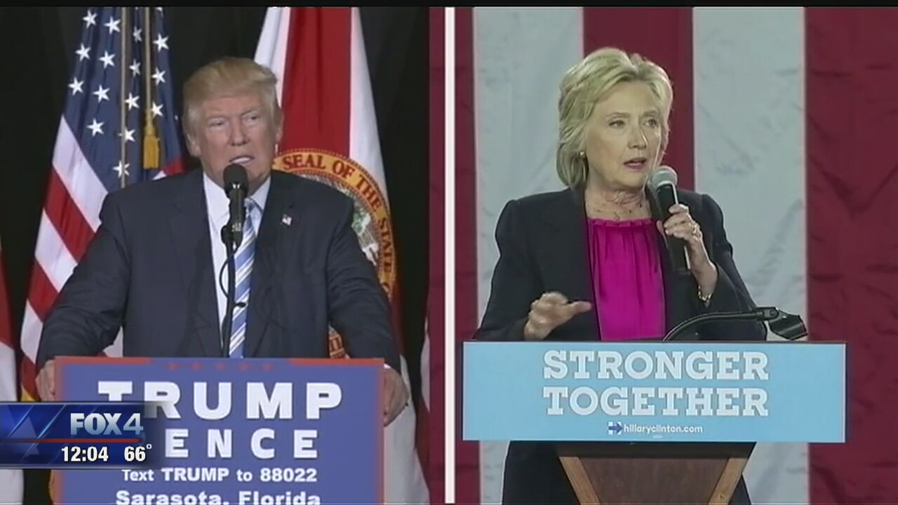 Pre-election poll shows Clinton with 4 point lead