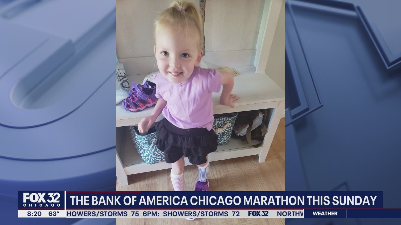 Man running Chicago Marathon to raise funds for 3-year-old niece