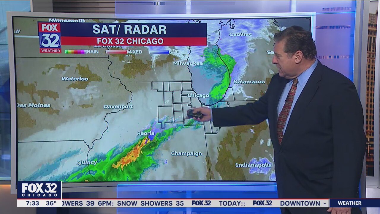 Sunday morning forecast for Chicagoland on Nov. 14