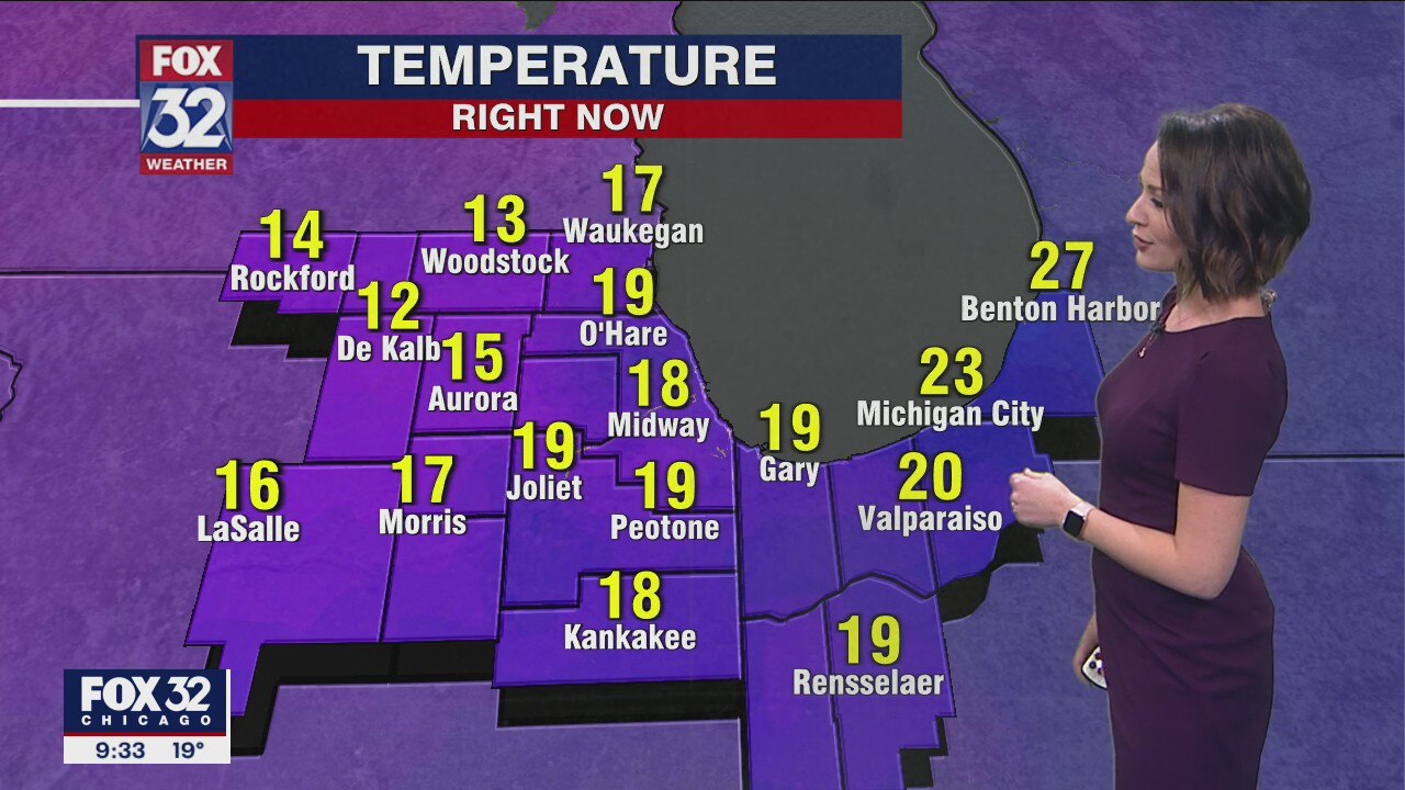 Evening forecast for Chicagoland on Dec. 6