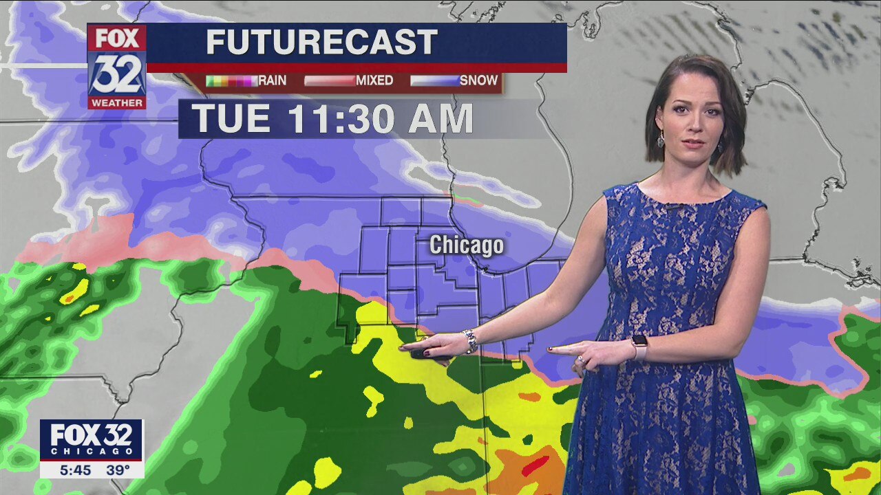 Snow! 6 p.m. forecast for Chicagoland on Dec. 27