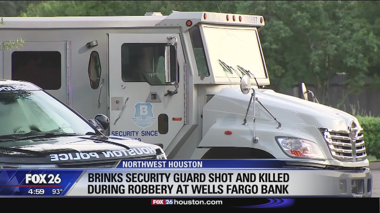 Security guard shot, killed in robbery at bank | FOX 26 Houston