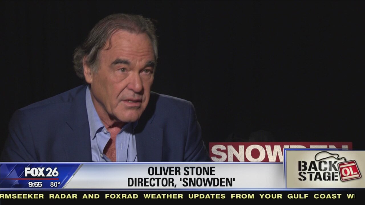 Go Backstage - 'Snowden' (Oliver Stone interview)