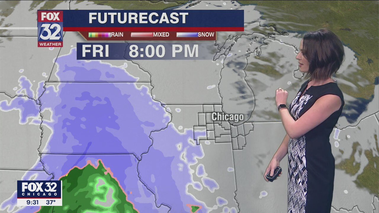 Evening forecast for Chicagoland on Jan. 13