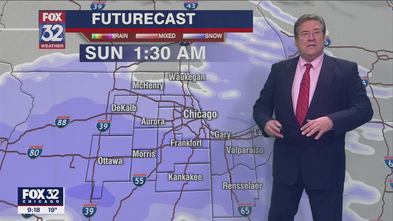 Evening forecast for Chicagoland on Jan. 21