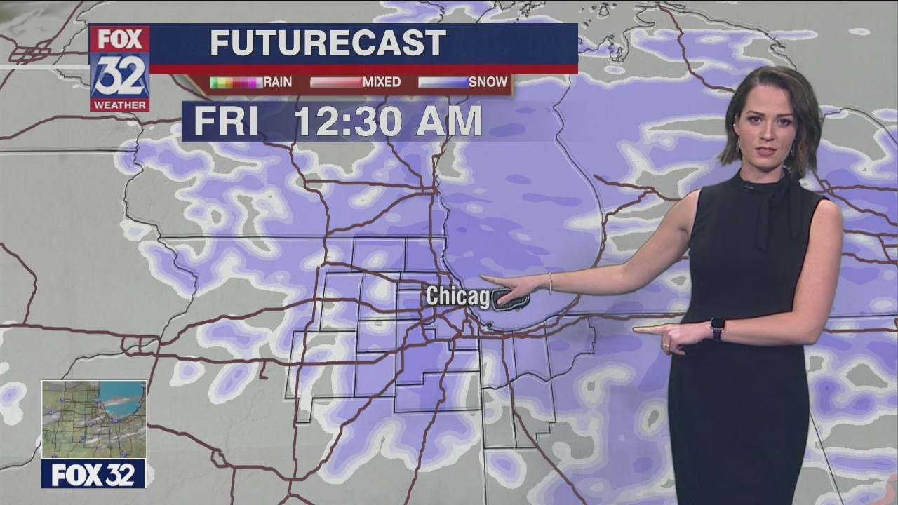 Chicagoland weather: Evening snow forecast on Feb. 24