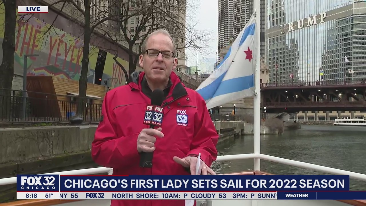 River cruise season is underway on board Chicago's First Lady