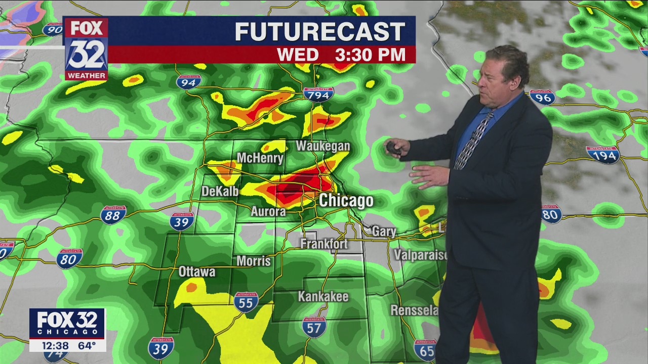 Afternoon forecast for Chicagoland on April 13th