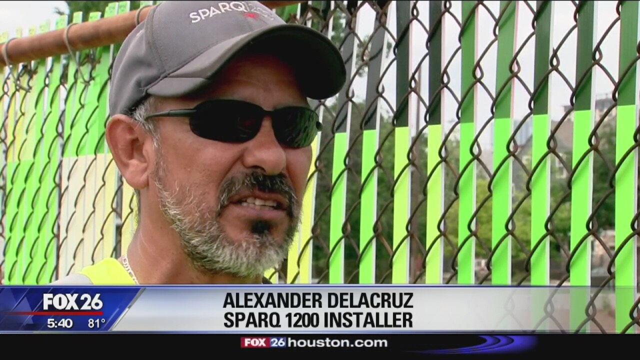 Project adding an artistic Sparq to Houston