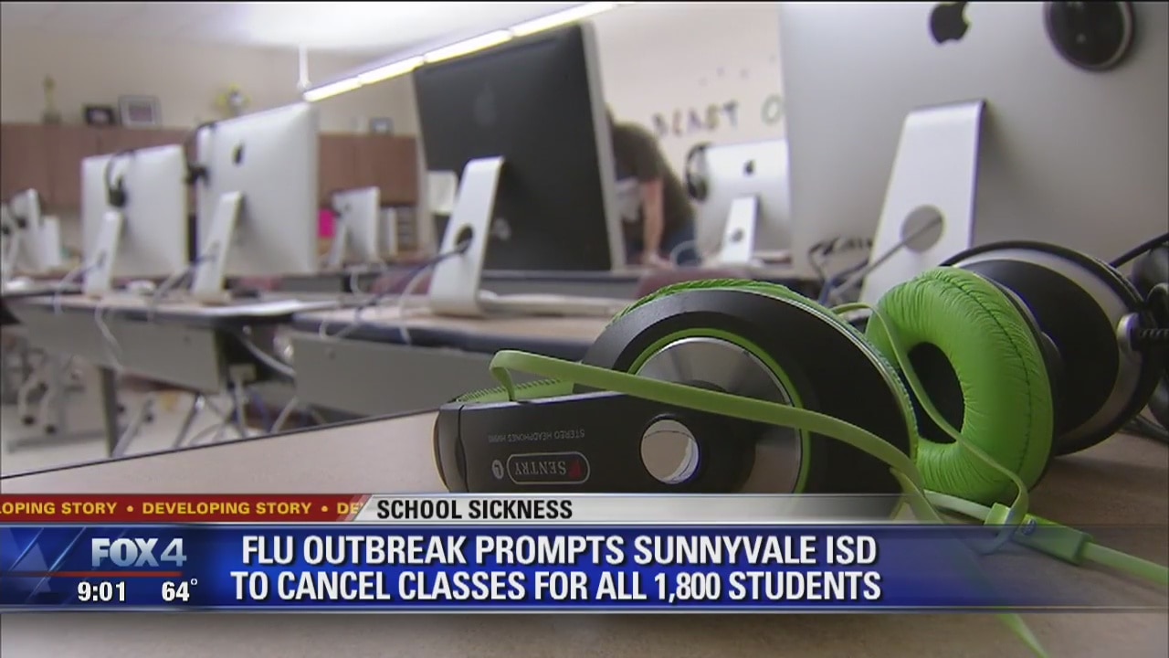 Flu outbreak prompts Sunnyvale ISD to cancel classes