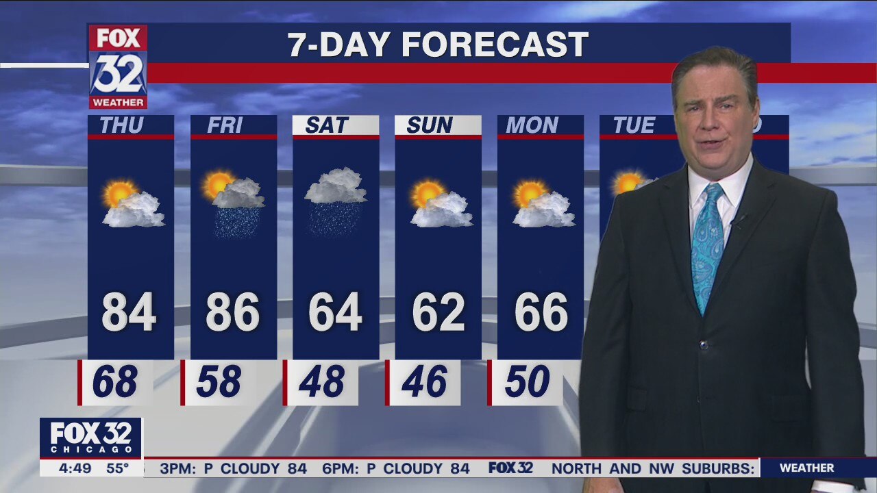 Morning forecast for Chicagoland on May 19th