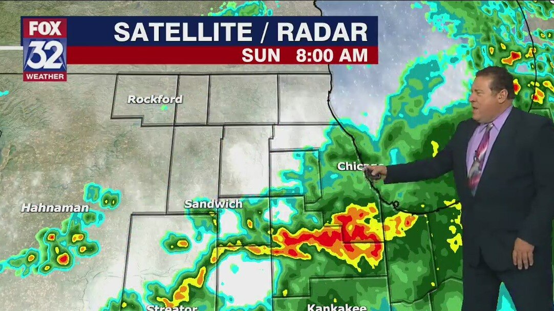 Sunday morning forecast for Chicagoland on July 24