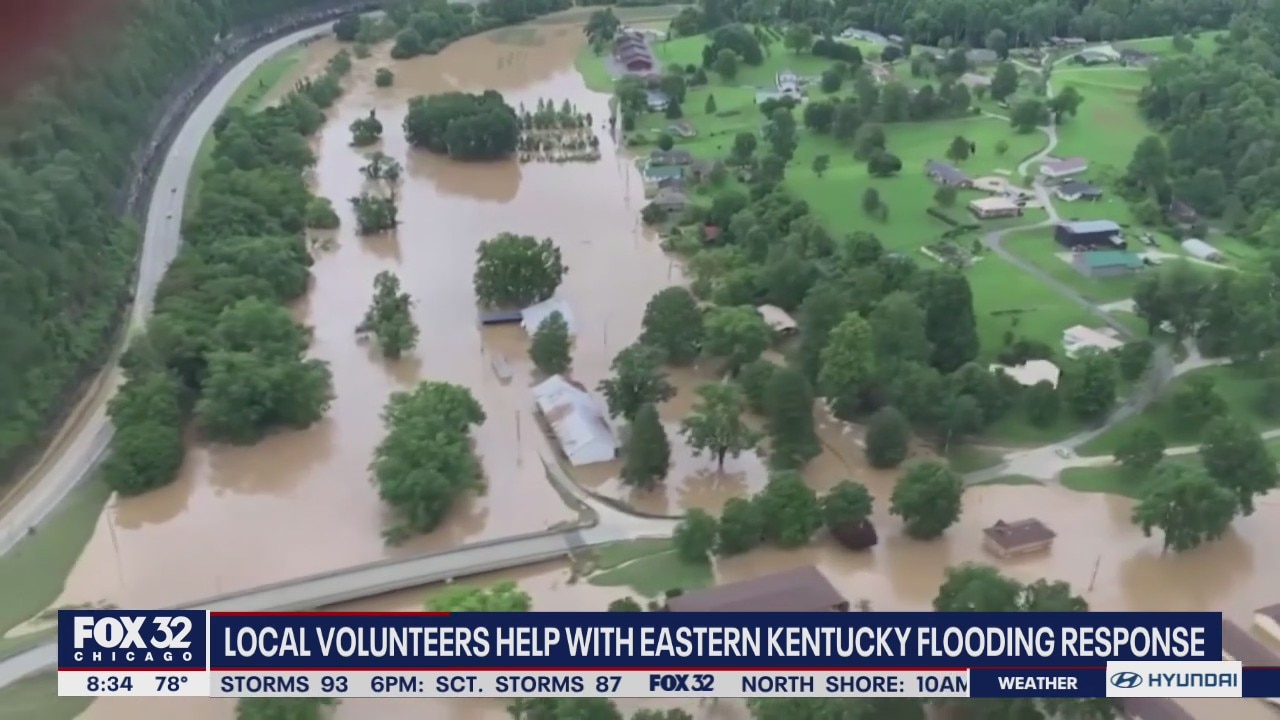 Chicago-area volunteers travel to help with eastern Kentucky flooding response
