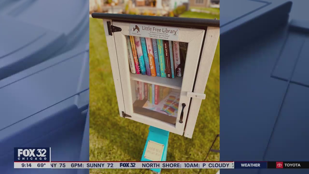 Little Free Libraries promote reading and help loved ones cope with loss