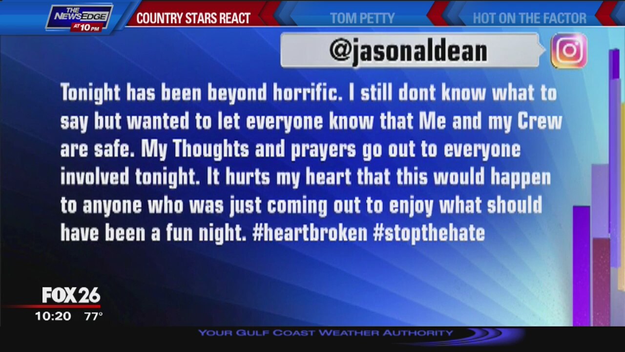 Country music community reacts to Las Vegas shooting