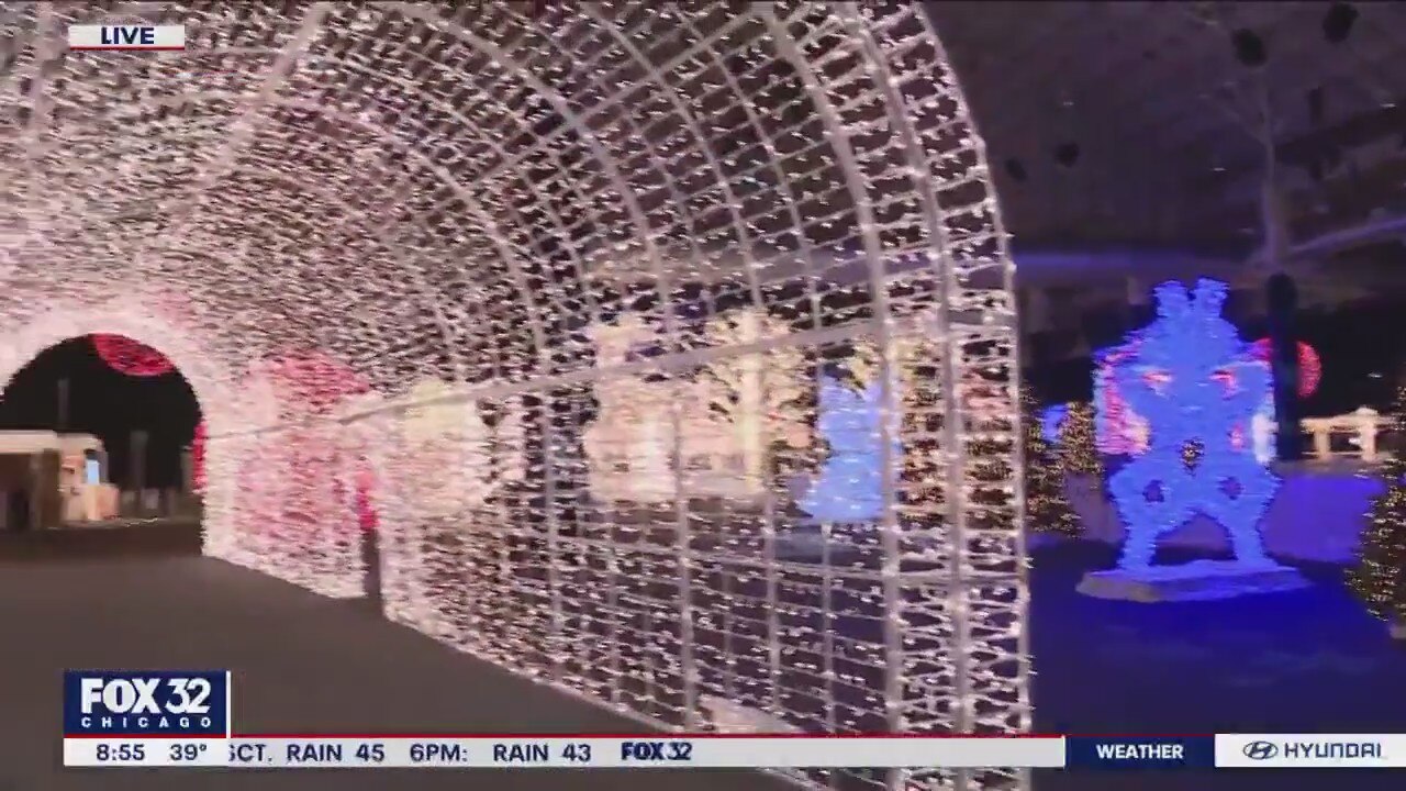 It's Chicago's largest indoor light experience