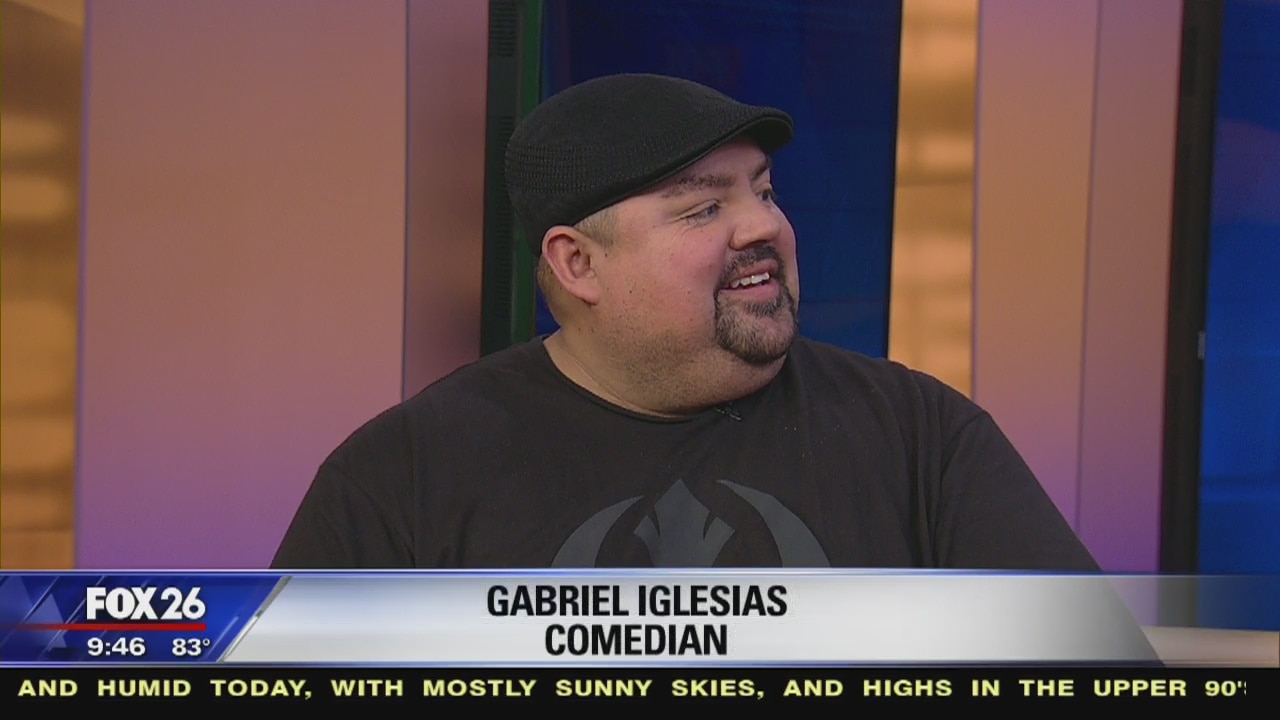 Comedian Gabriel Iglesias Visits Fox 26