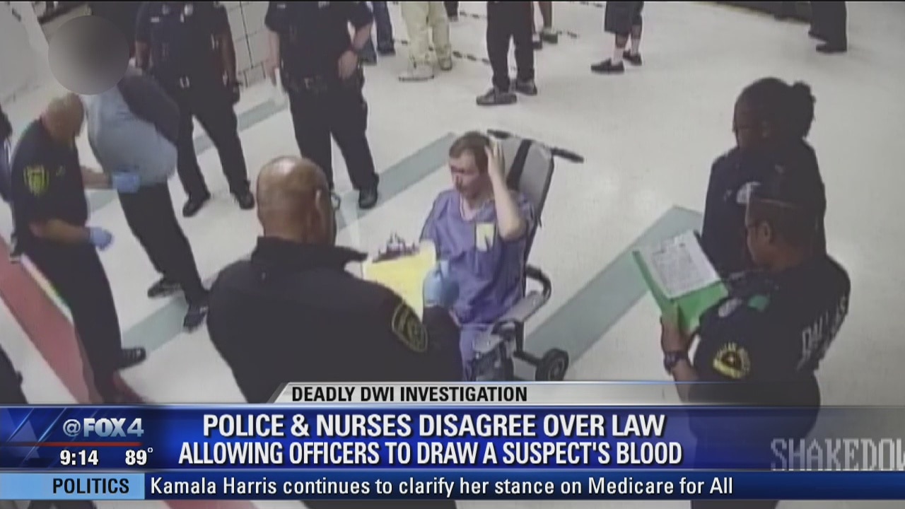 Police, nurses disagree over laws for blood draw consent