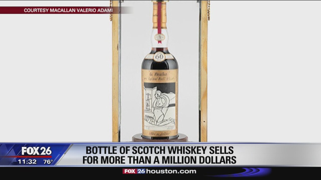 $1 million bottle of Scotch