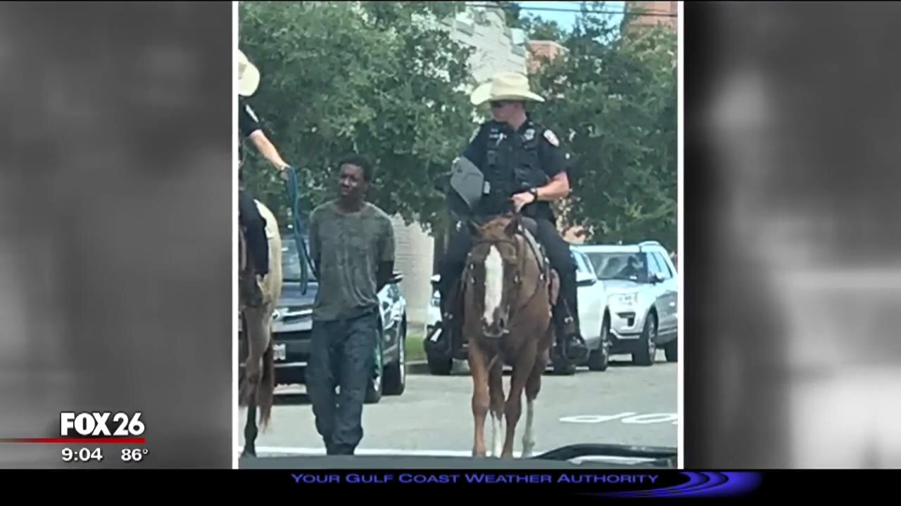 Protesters in Galveston demand answers about demeaning arrest