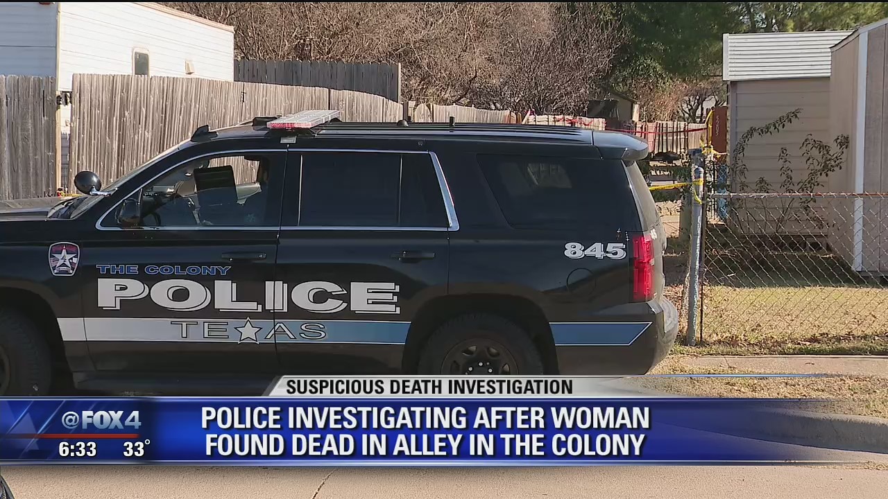 Woman found dead in alley in The Colony
