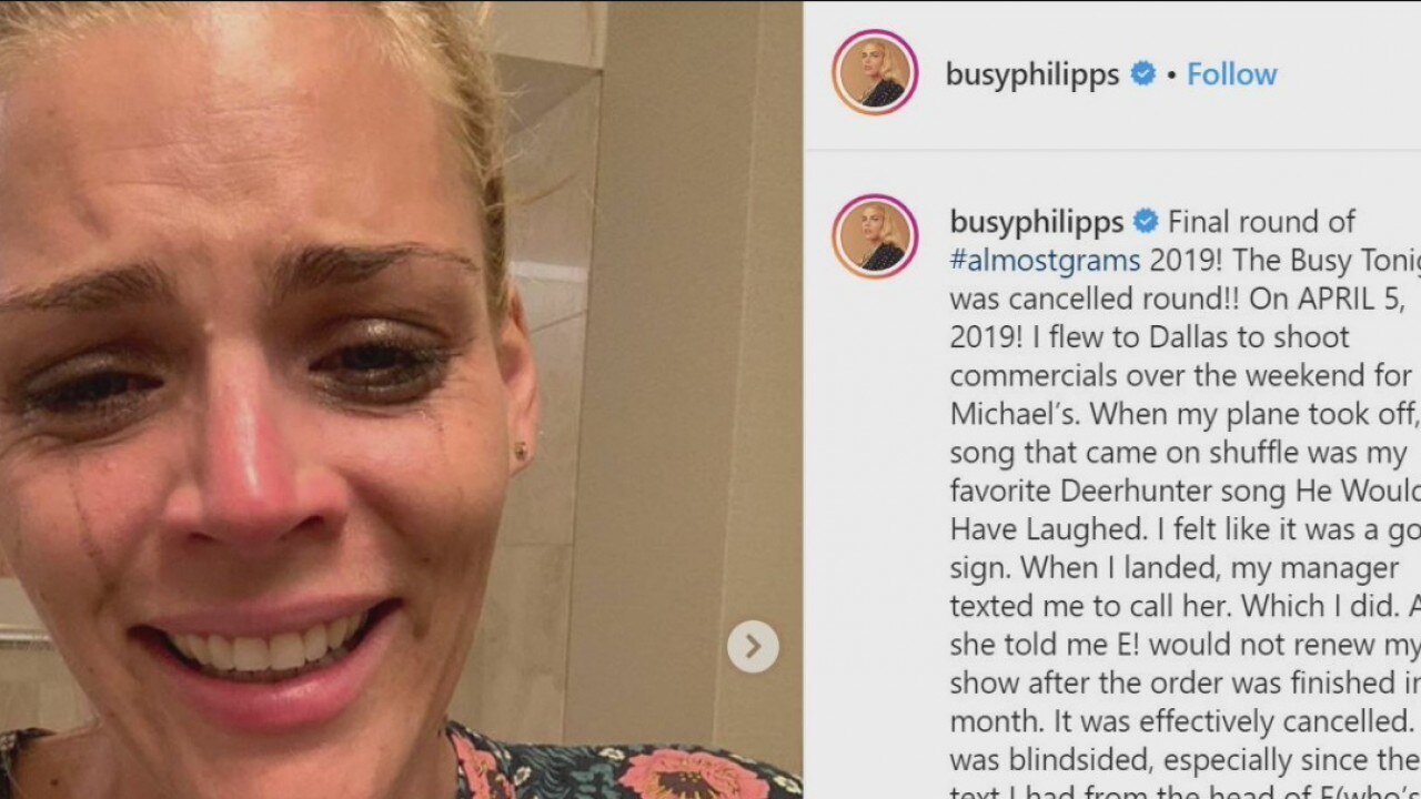 'Bad at your job': Busy Phillips gets real with boss after her show gets cancelled