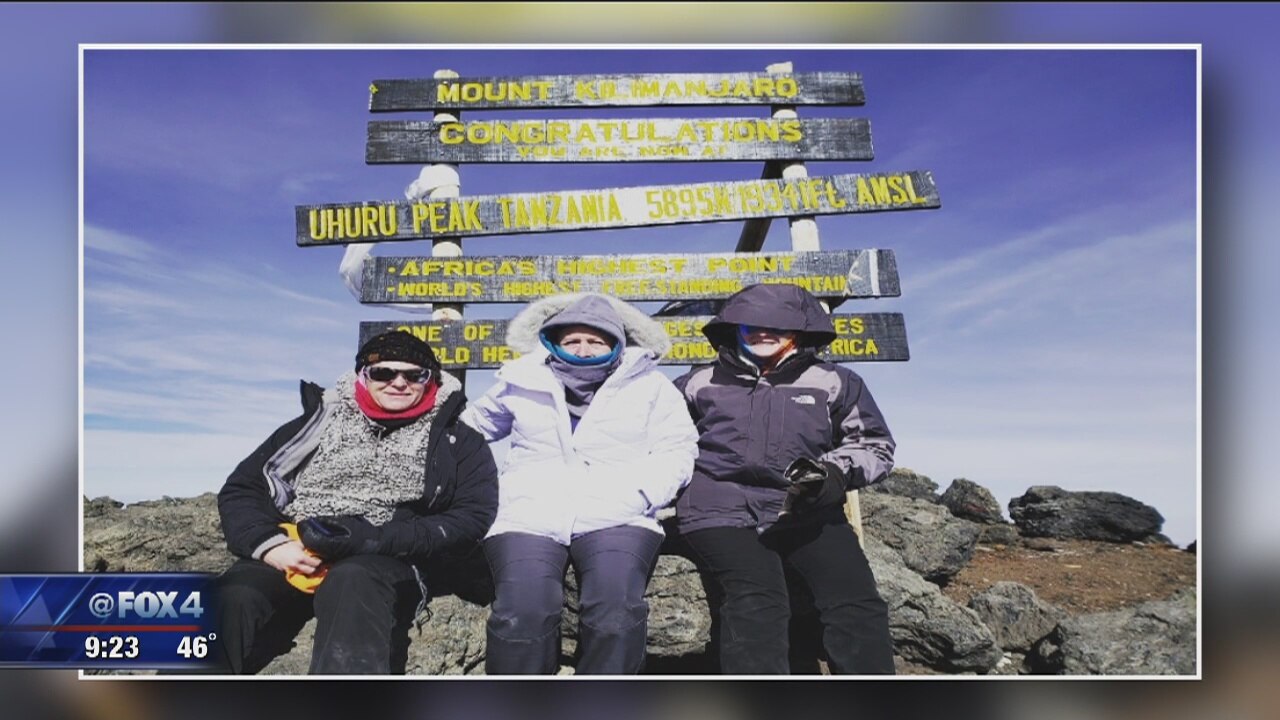 Dallas woman climbs mountain to honor sister