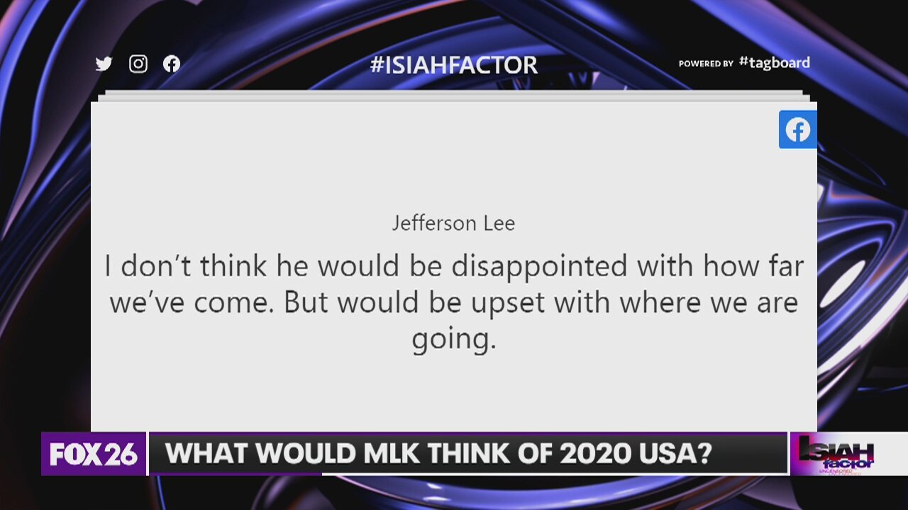 Viewers share thoughts on Martin Luther King Day