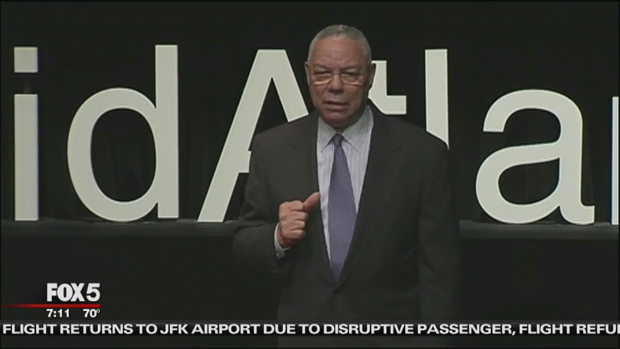 Powell slams Trump in hacked emails