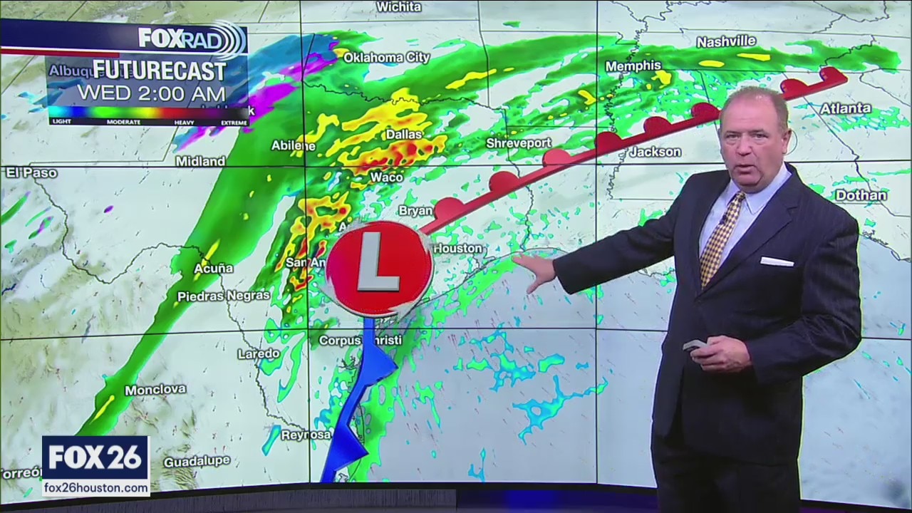 Tuesday Evening Weather Forecast