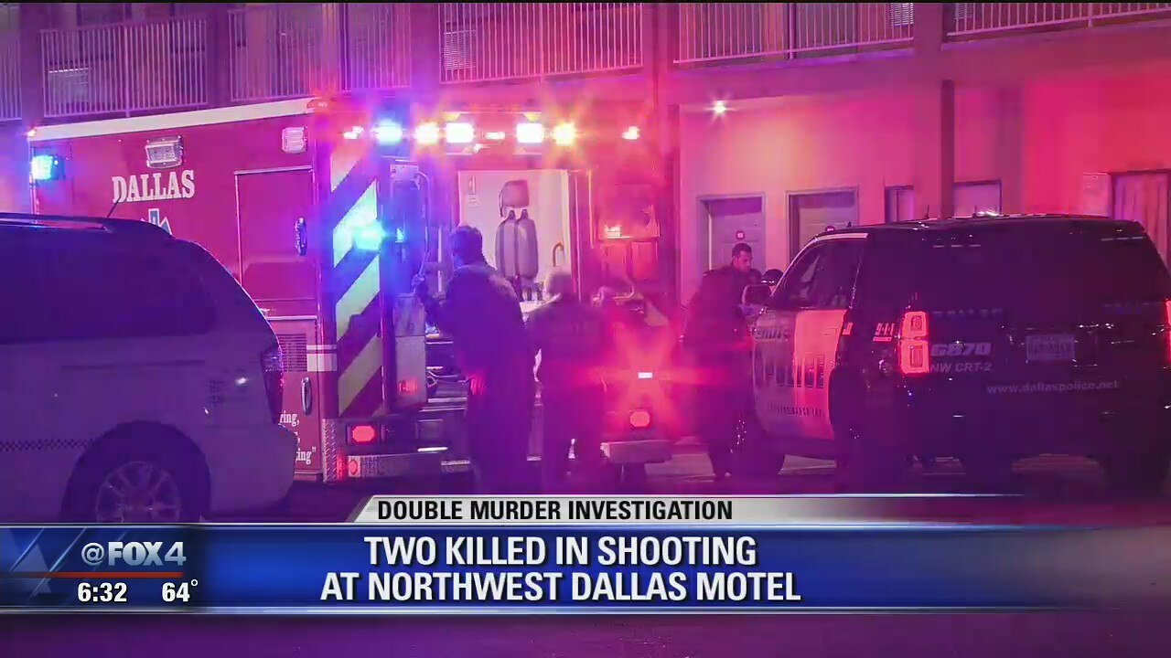 Two killed in shooting at northwest Dallas motel