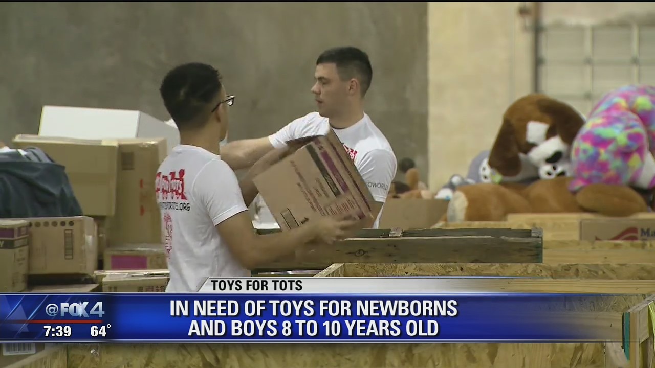Toys for Tots most in need of toys for newborns, older kids