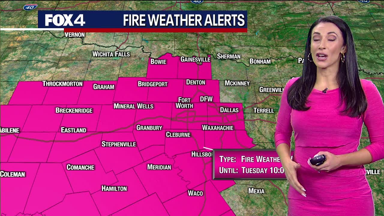 Fire danger 'very high' in North Texas