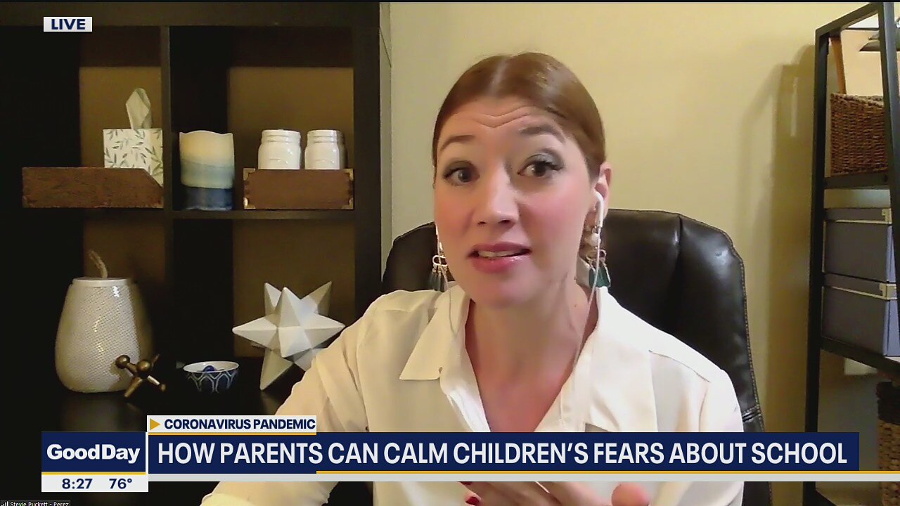 Tips for calming children's fears about going back to school