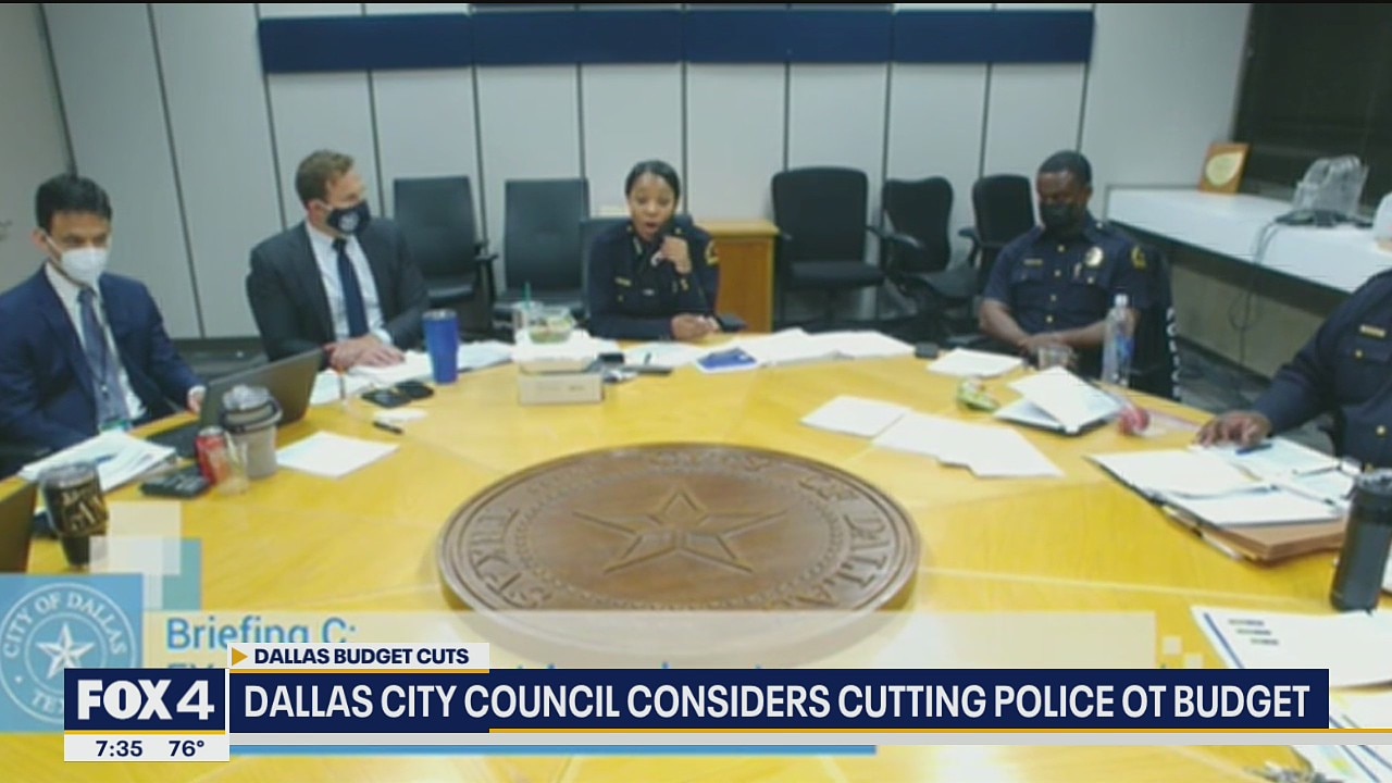 Dallas City Council considers cutting police overtime budget