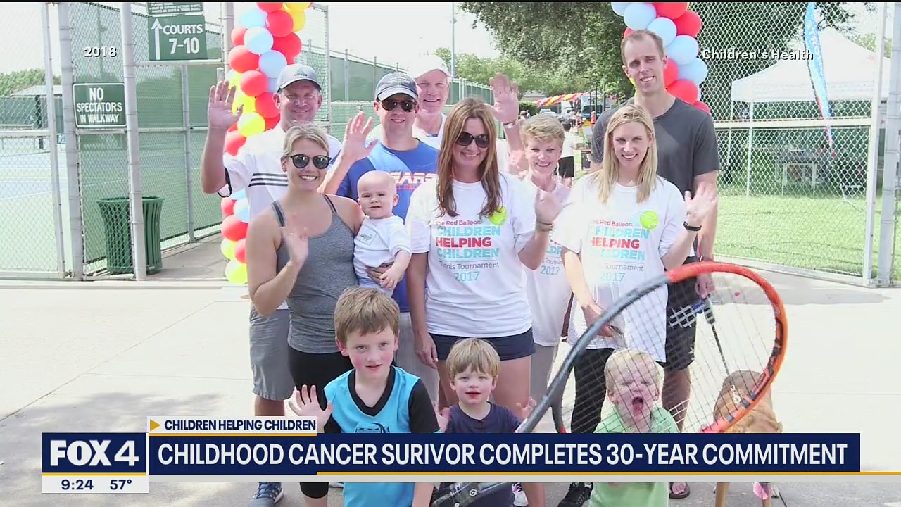Childhood cancer survivor completes 30-year commitment