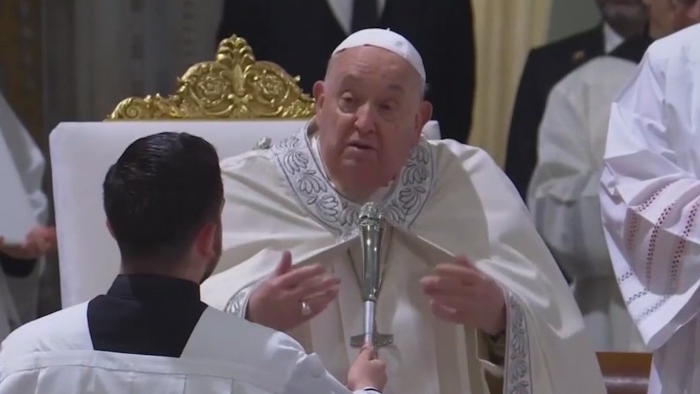 Pope Francis reportedly in good spirits despite being listed in critical condition